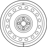 OEM Scion iQ Wheel, Steel - 42611-74060