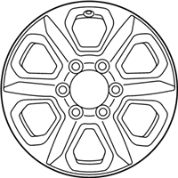 OEM Toyota 4Runner Wheel, Alloy - 42611-35520