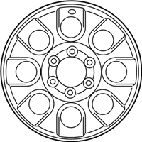 OEM Toyota 4Runner Wheel, Alloy - 42611-35420