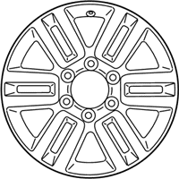 OEM Toyota 4Runner Wheel, Alloy - 42611-35440
