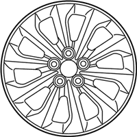 OEM Toyota Corolla Wheel, Alloy - 42611-02Q61