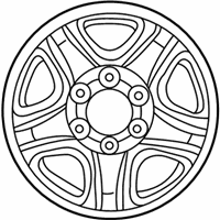 OEM Toyota 4Runner Wheel, Alloy - 42611-35161