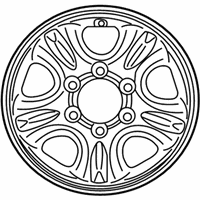 OEM Toyota 4Runner Wheel, Alloy - 42611-35181