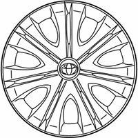 OEM Toyota Corolla Wheel Cover - 42602-12790