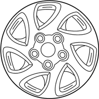 OEM Toyota Camry Wheel, Alloy - 42611-06120