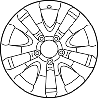 OEM Toyota Sequoia Wheel, Alloy - 42611-0C231