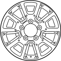 OEM Toyota Tundra Wheel, Alloy - 42611-0C172