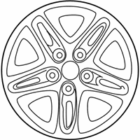 OEM Toyota RAV4 Wheel, Alloy - 42611-42142