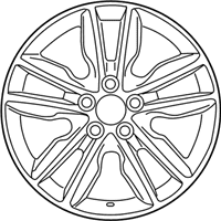 OEM Toyota Avalon Wheel, Alloy - 42611-07061