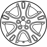 OEM Toyota Corolla Wheel, Alloy - 42611-AB041