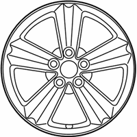 OEM Toyota Matrix Wheel, Alloy - 42611-02A40
