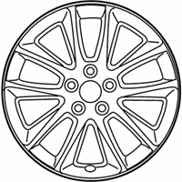 OEM Toyota Matrix Wheel, Alloy - 42611-02A50