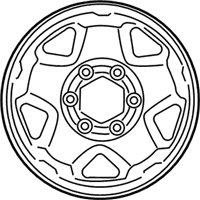 OEM Toyota Tacoma Wheel, Steel - 42601-AD041