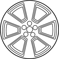 OEM Toyota Corolla Wheel, Alloy - 42611-AB011