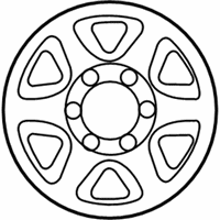 OEM Toyota T100 Wheel, Steel - 42611-60150