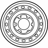 OEM Toyota Tacoma Wheel, Spare - 42611-04070
