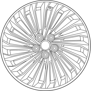 OEM Toyota Wheel, Alloy - 42611-62071