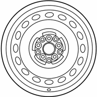 OEM Toyota Corolla Wheel, Alloy - 42611-12F00