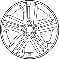 OEM Toyota Corolla Wheel, Alloy - 42611-12E00