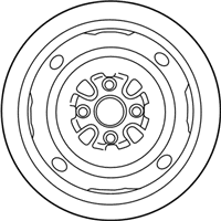 OEM Toyota Echo Wheel, Spare - 42611-1A240