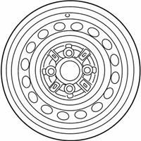 OEM Toyota Echo Wheel, Steel - 42611-52330