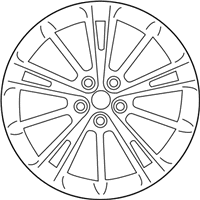 OEM Toyota 86 Wheel, Alloy - SU003-08265