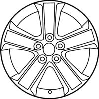 OEM Toyota RAV4 Wheel, Alloy - 42611-42660