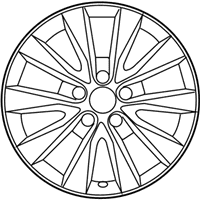 OEM Toyota Camry Wheel, Alloy - 4261A-06040