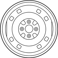OEM Toyota Corolla Wheel - 42611-1A020