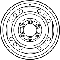 OEM Toyota Tundra Wheel, Steel - 42601-AF030