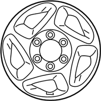 OEM Toyota Sequoia Wheel, Alloy - 42611-0C030