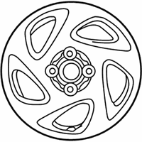 OEM Toyota Corolla Wheel, Alloy - 42611-02140