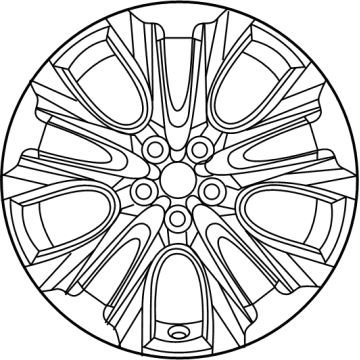 OEM Toyota Highlander Wheel, Alloy - 4260D-0E030
