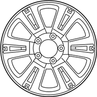 OEM Toyota Sequoia Wheel, Alloy - 42611-0C271