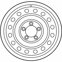 OEM Toyota Sequoia Wheel, Alloy - 42611-0C261
