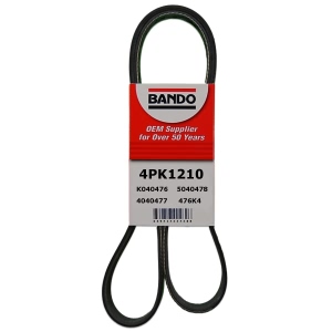 BANDO Rib Ace™ V-Ribbed Serpentine Belt for Toyota Yaris - 4PK1210