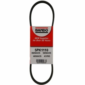 BANDO Rib Ace™ V-Ribbed Serpentine Belt for Toyota Celica - 5PK1110