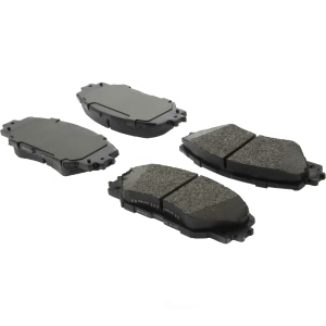 Centric Posi Quiet™ Extended Wear Semi-Metallic Front Disc Brake Pads for Toyota Prius V - 106.12100