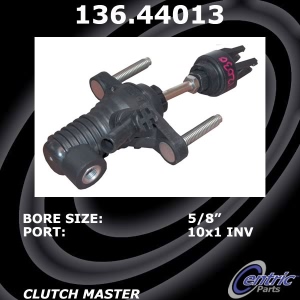 Centric Premium Clutch Master Cylinder for Toyota Yaris - 136.44013