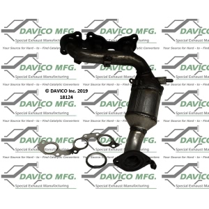 Davico Exhaust Manifold with Integrated Catalytic Converter for Toyota Sienna - 18124