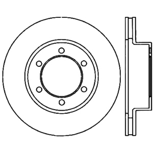 Centric Premium™ Brake Rotor for Toyota Tundra - 125.44118