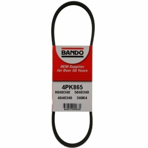 BANDO Rib Ace™ V-Ribbed Serpentine Belt for Toyota Pickup - 4PK865