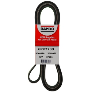 BANDO Rib Ace™ V-Ribbed Serpentine Belt for Toyota Sequoia - 6PK2230