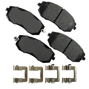 Akebono Pro-ACT™ Ultra-Premium Ceramic Front Disc Brake Pads for Scion FR-S - ACT1539