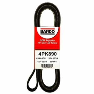 BANDO Rib Ace™ V-Ribbed Serpentine Belt for Toyota Previa - 4PK890