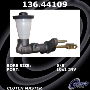 Centric Premium Clutch Master Cylinder for Toyota Supra - 136.44109
