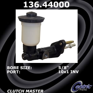 Centric Premium Clutch Master Cylinder for Toyota Corolla - 136.44000