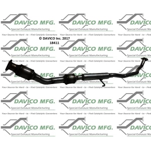 Davico Direct Fit Catalytic Converter and Pipe Assembly for Toyota Matrix - 18411