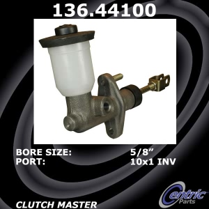 Centric Premium Clutch Master Cylinder for Toyota Celica - 136.44100