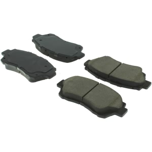 Centric Posi Quiet™ Extended Wear Semi-Metallic Front Disc Brake Pads for Toyota Celica - 106.04761